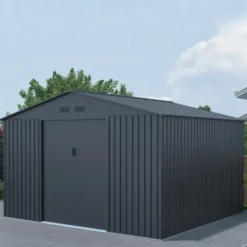 Kenneth redskabsskur med dobbeltdør, 10,84 m²