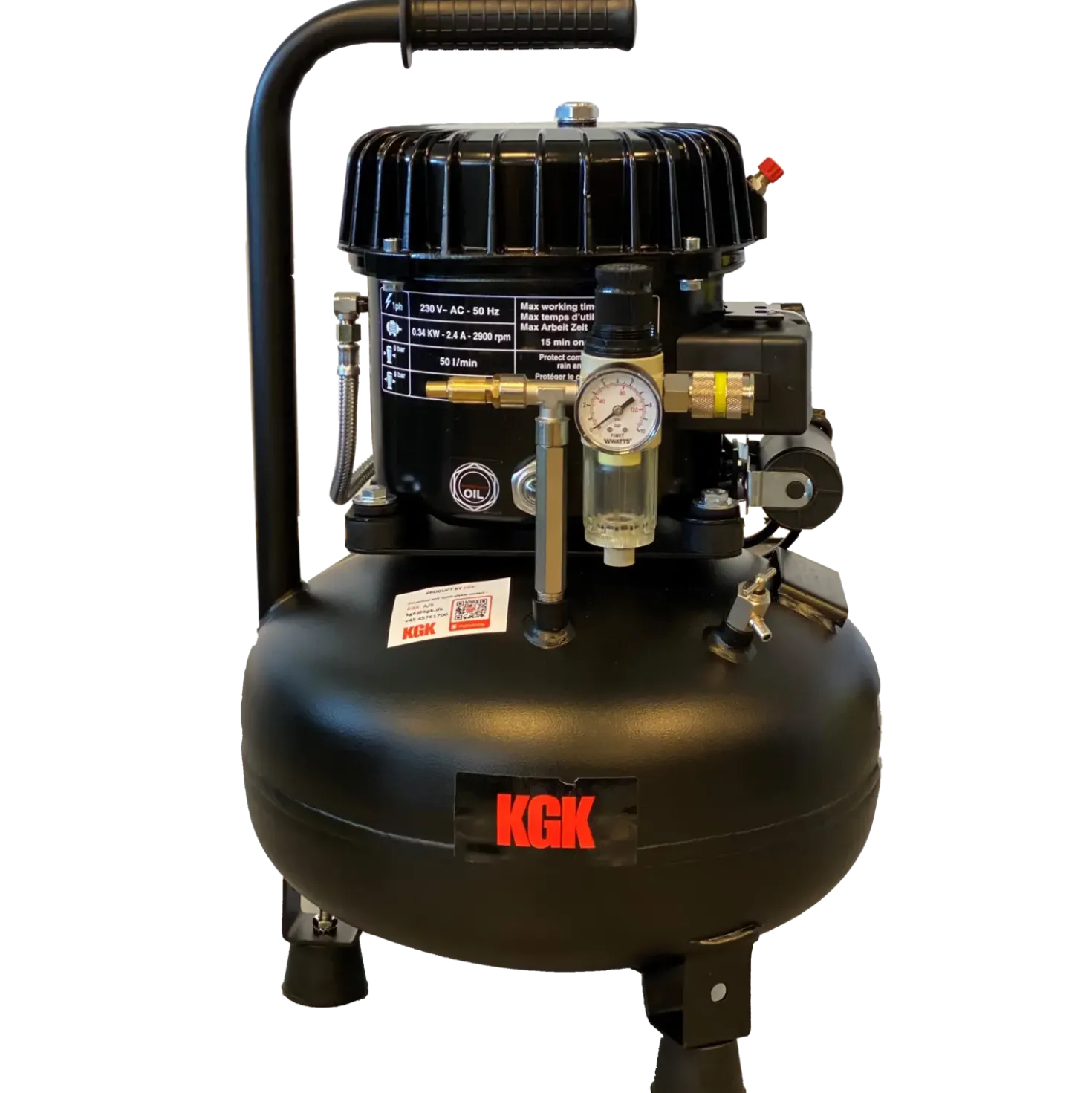 KGK 50L kompressor 0,5 HK - 15L