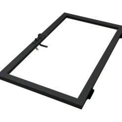 Kirkedal alu låge 900x1140 mm sort