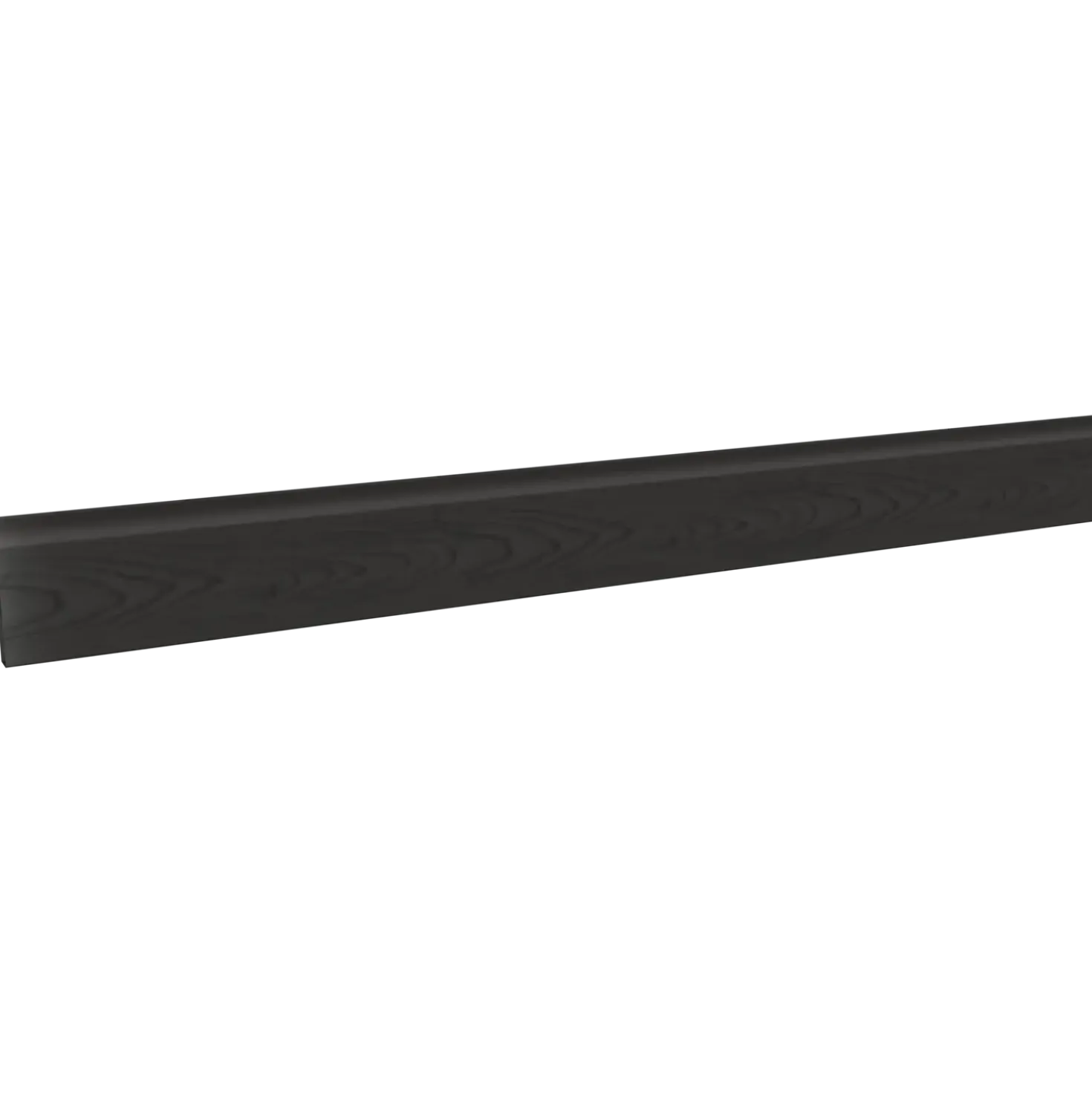 Kirkedal Alu Light hegnsprofil K1 sort