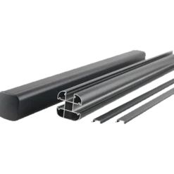 Kirkedal aluminium komposithegn forlængersæt K1 (fer/not), Sort