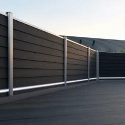 Kirkedal aluminium komposithegn startsæt K2 (dobbeltklink), sort/alu