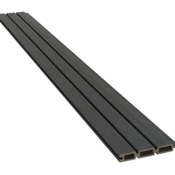 Kirkedal hegnsprofil K3 komposit sort 24x180x1800 mm