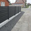 Kirkedal komposit profilbræt K2 Sort 25x150x1800 mm (dobbeltklink)