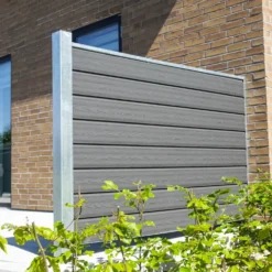 Kirkedal komposit profilbræt K1 Sort 25x150x1800 mm (fer/not)