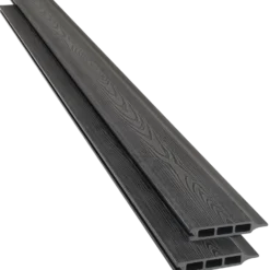 Kirkedal komposit profilbræt K1 Sort 25x150x1800 mm (fer/not)