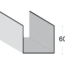 Knauf forstærkningsskinne 1,5x70x3600 mm