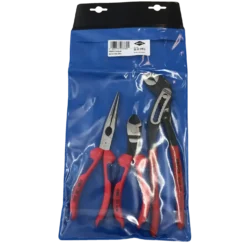Knipex tangsæt kraft-sidebider/fladrundtang/vandpumpetang