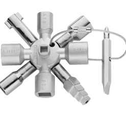 Knipex TwinKey® styreskabsnøgle - 10 profiler
