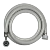 Kombi flex vaskemaskine slange 3/4"x3/4"x200 cm hvid