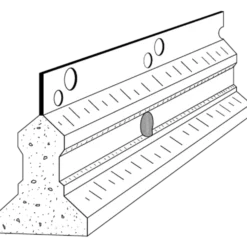 Kota betonleder C90 390 cm.