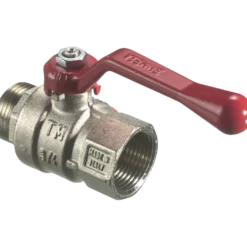 Kuglehane m/langt greb muffe/nippel 1/2"