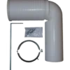 Laufen afløbsbøjning 70-220mm