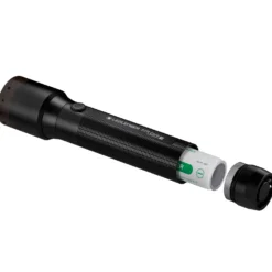 Ledlenser P7R Core lommelygte inkl. 1xgenopladelig batteri sort