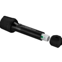 Ledlenser P6R Work lommelygte inkl. 1xgenopladelig batteri sort