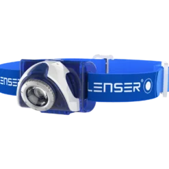 Ledlenser SEO03 pandelampe blå