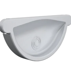 Lindab Rainline endebund - 125 mm