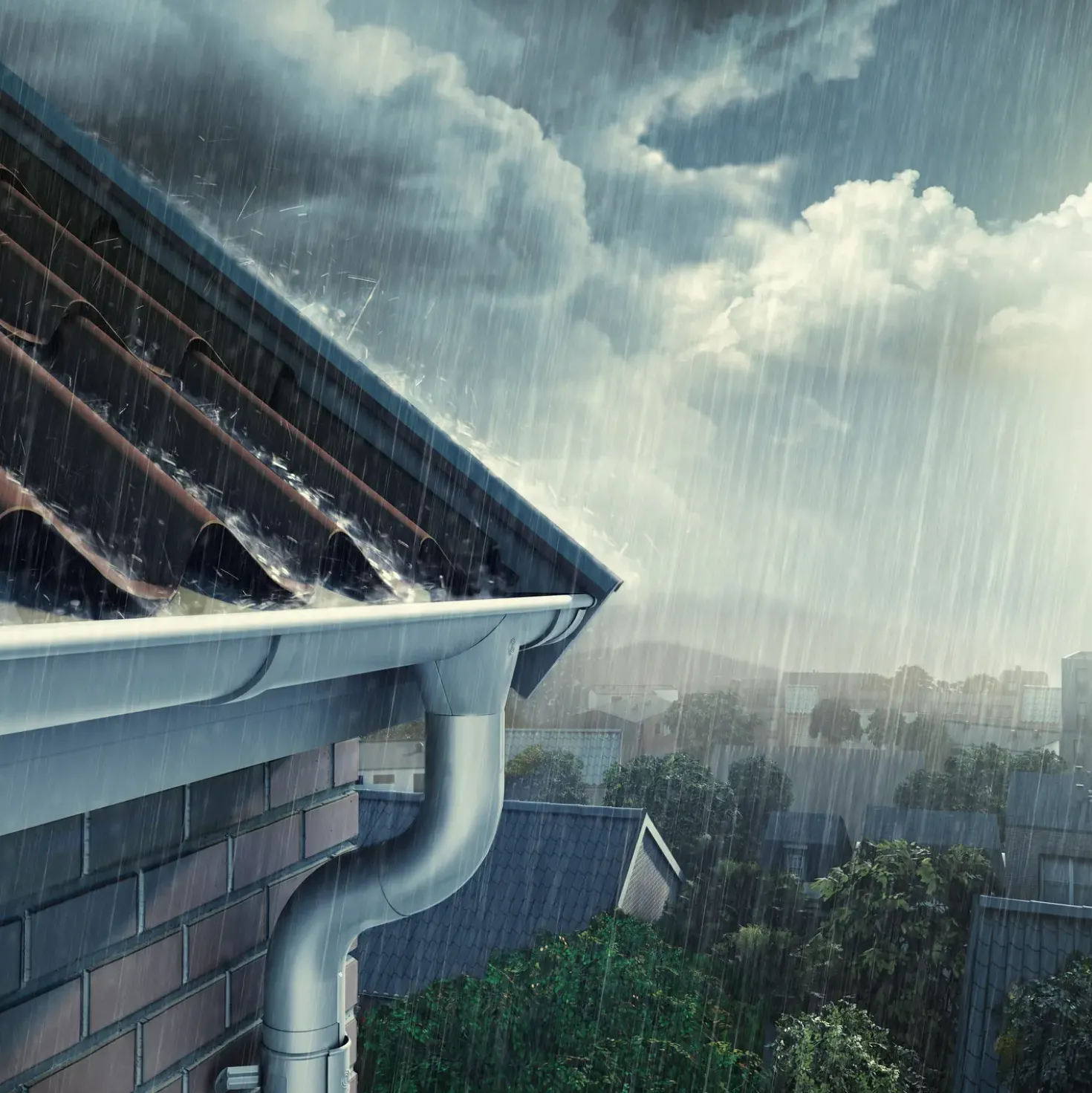 Lindab Rainline halvrund tagrende 125x6000 mm
