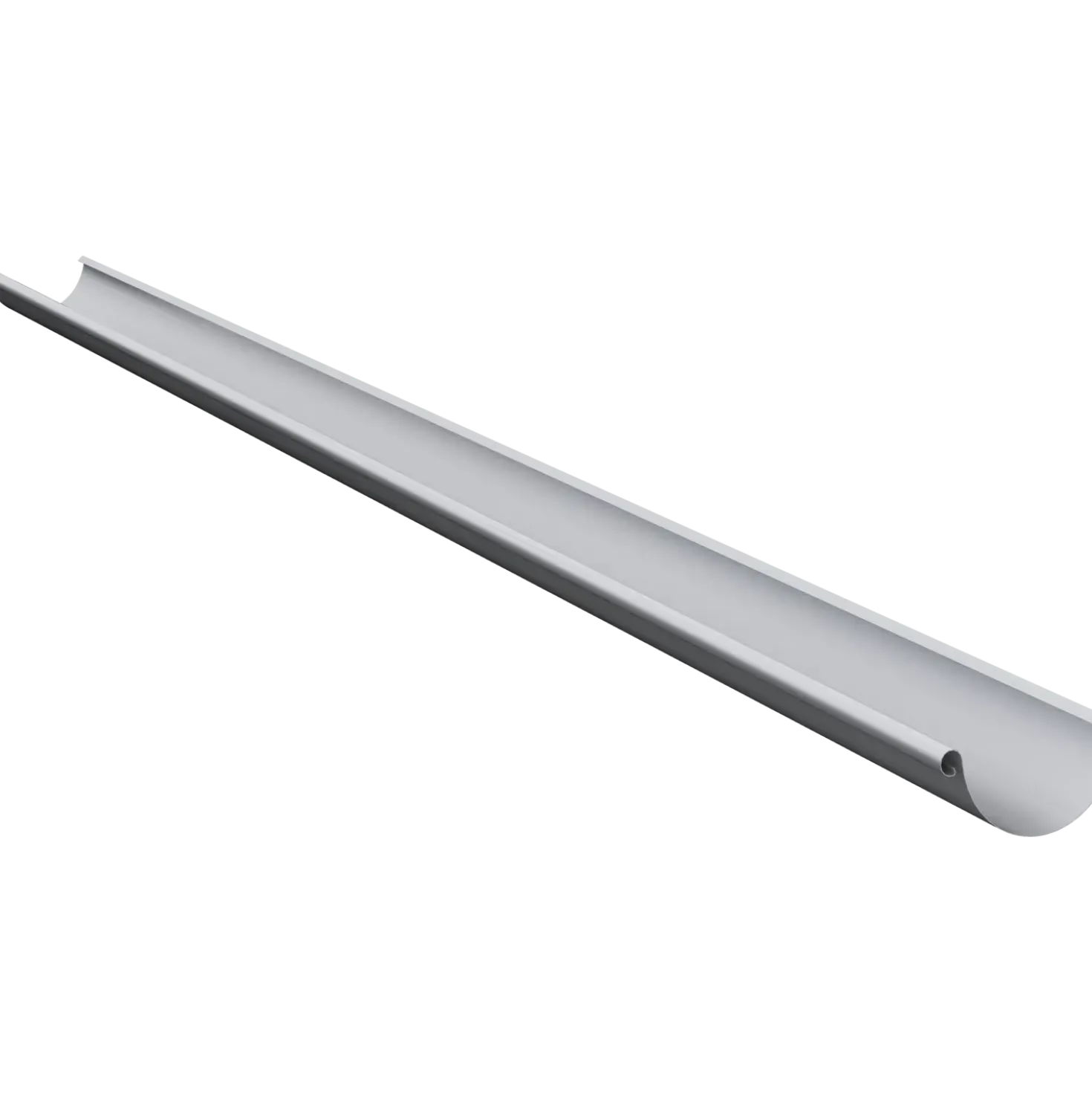 Lindab Rainline halvrund tagrende 125x6000 mm