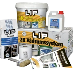 LIP komplet vådrumssystem