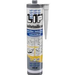 LIP Sanitetssilicone 300 ml hvid