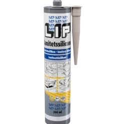 LIP Sanitetssilicone 300 ml lysegrå