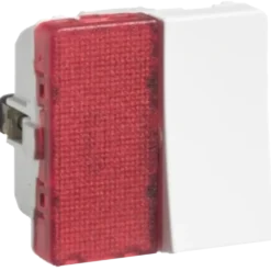 LK Fuga afbryder m/lampe 1-pol hvid