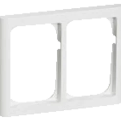 LK Fuga softline 63 ramme 2x1 1/2 modul hvid