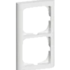 LK Fuga softline 63 ramme 2x1 modul lodret hvid