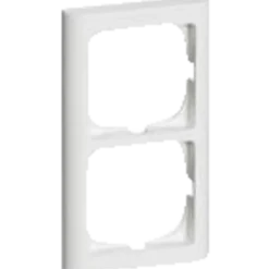 LK Fuga softline 63 ramme 2x1 modul lodret hvid