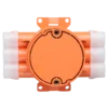 Loftdåse t/pladeloft Ø80 mm