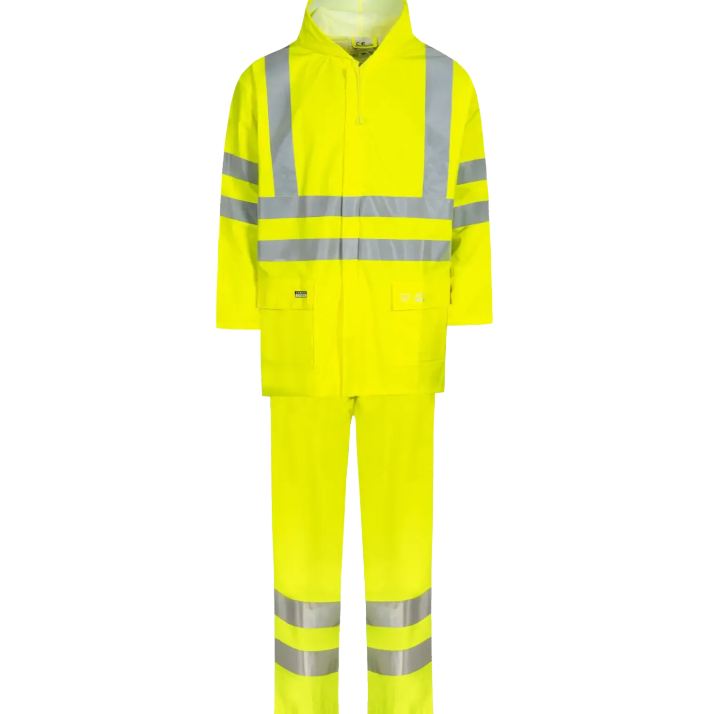 Lyngsøe microflex pu regnsæt gul str. 2XL