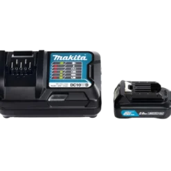 Makita batteripakke 12V Li-ion 1xBL1021B+1xDC10WD
