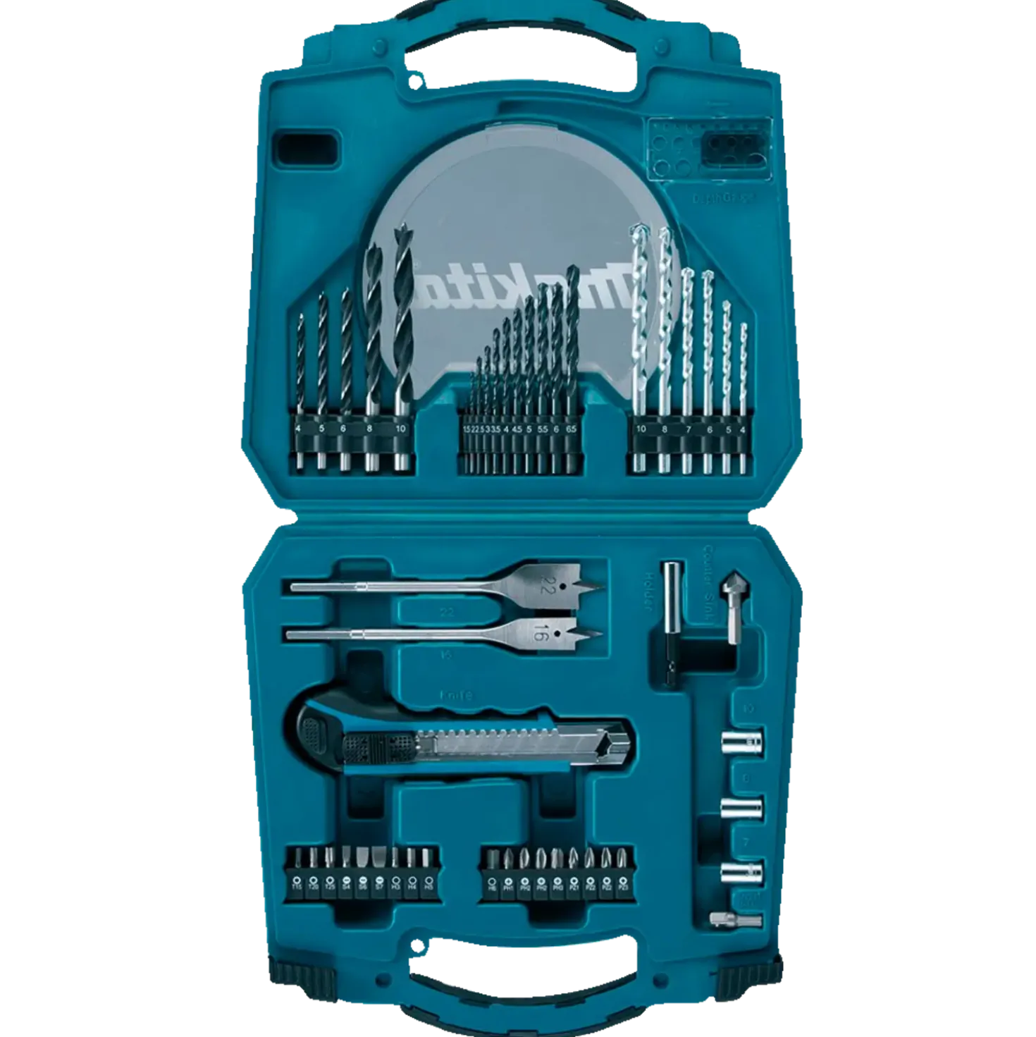 Makita D-42014 bor- og bitssæt 50 dele
