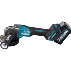 Makita GA005GM201 XGT 40V vinkelsliber 4.0 Ah batteri og lader