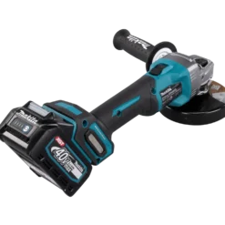 Makita GA005GM201 XGT 40V vinkelsliber 4.0 Ah batteri og lader