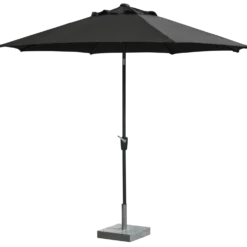 Marienlyst parasol Ø3m m/tilt sort