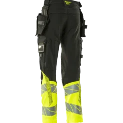 Mascot Accelerate Safe bukser med hængelommer sort/hi-vis gul str. 82C50
