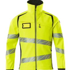 Mascot Accelerate Safe softshell jakke hi-vis gul/sort str. L