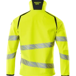 Mascot Accelerate Safe softshell jakke hi-vis gul/mørk marine str. L