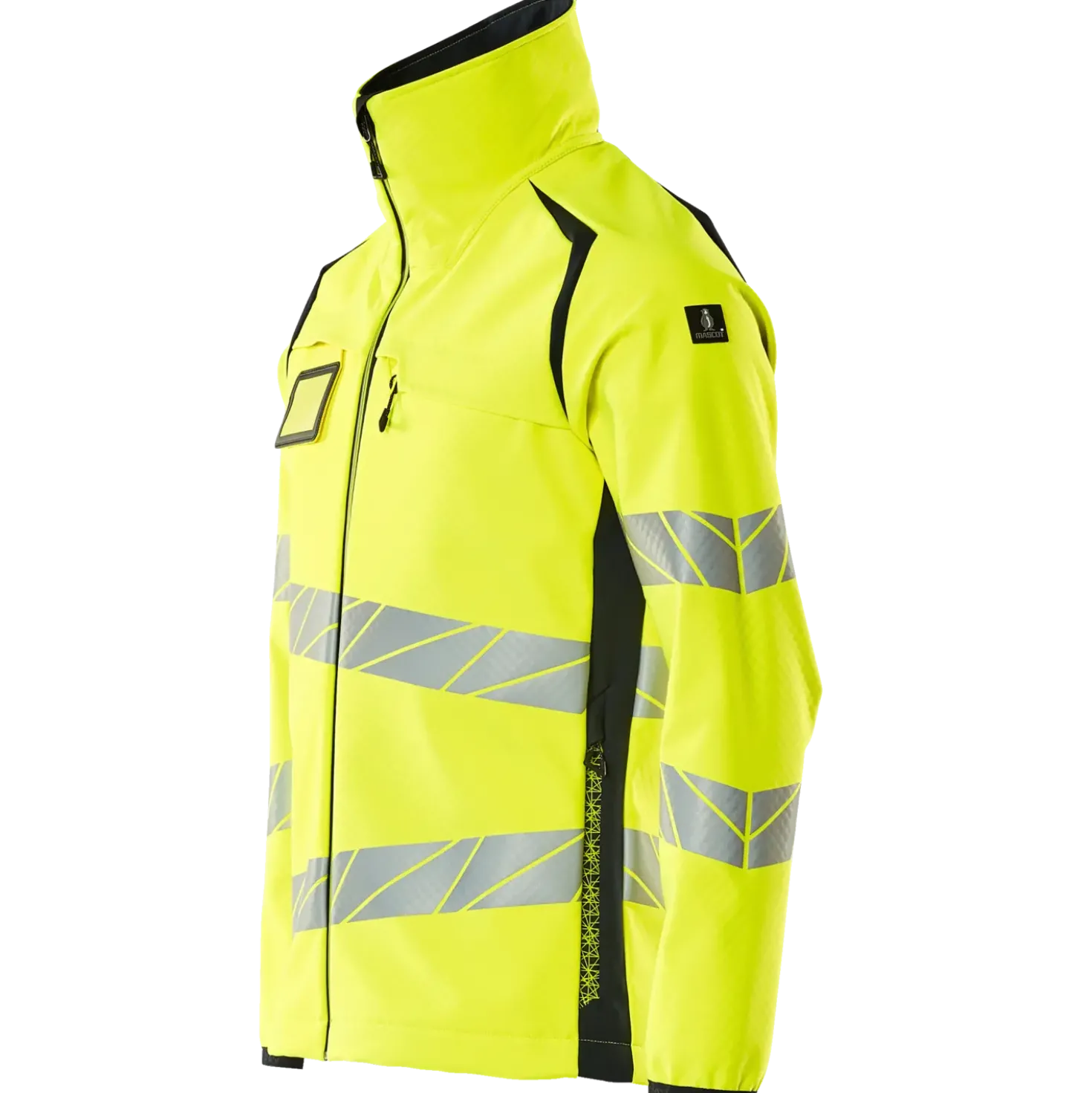 Mascot Accelerate Safe softshell jakke hi-vis gul/mørk marine str. L