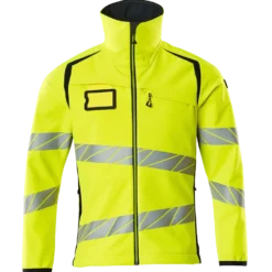 Mascot Accelerate Safe softshell jakke hi-vis gul/mørk marine str. L