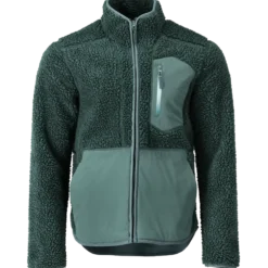 Mascot Customized fiberpelsjakke med lynlås skovgrøn str. 2XL
