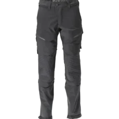 Mascot 22279-605 Customized stretch bukser m/knælommer sort str. 82C50