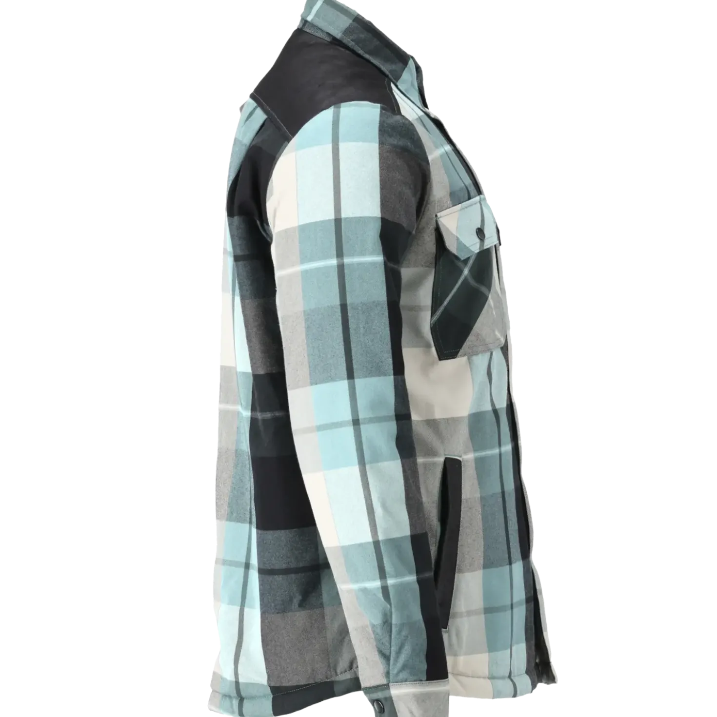 Mascot 23104 flannel skjorte m/fiberpelsfór skovgrøn ternet str. XL