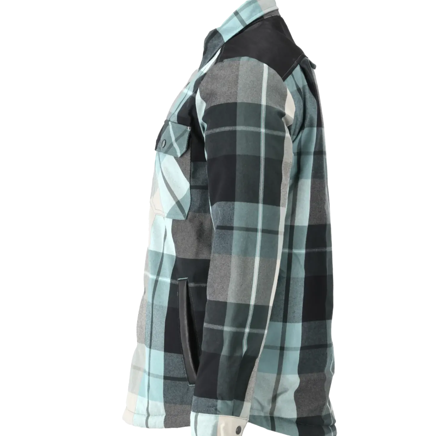 Mascot 23104 flannel skjorte m/fiberpelsfór skovgrøn ternet str. XL