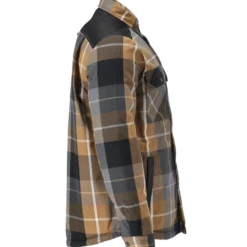 Mascot 23104 flannel skjorte m/fiberpelsfór nøddebrun ternet str. L