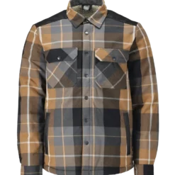 Mascot 23104 flannel skjorte m/fiberpelsfór nøddebrun ternet str. L