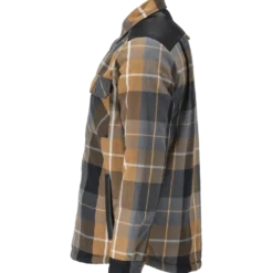 Mascot 23104 flannel skjorte m/fiberpelsfór nøddebrun ternet str. L