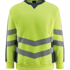 Mascot Safe Supreme Wigton sweatshirt hi-vis gul/mørk marine str. 2XL